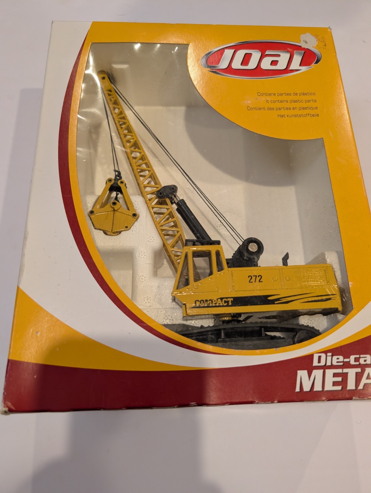 Joal Compact Caterpillar Digging Crane #225 Diecast 1/70 Scale