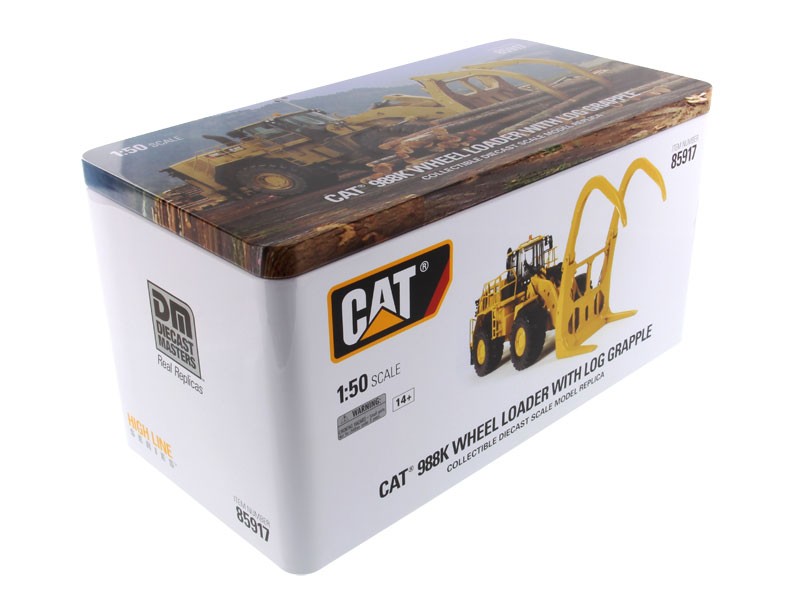 DIECAST MASTERS – CATERPILLAR 988K Wheel Log Clamp Accompanied with a…