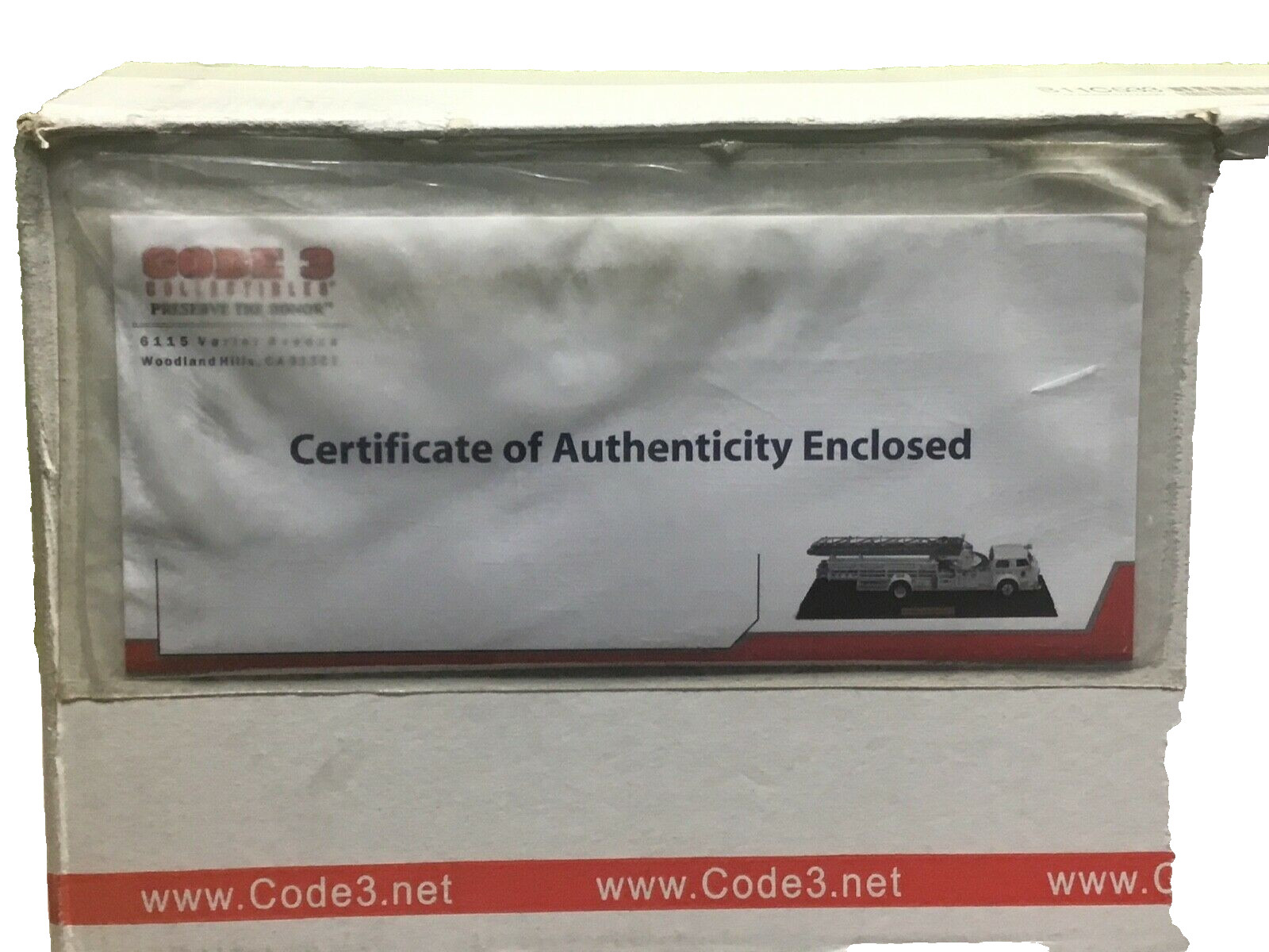 🇺🇸 Code 3 Franklin Mint Norfolk VA American LaFrance 700 Series Ladder NIB