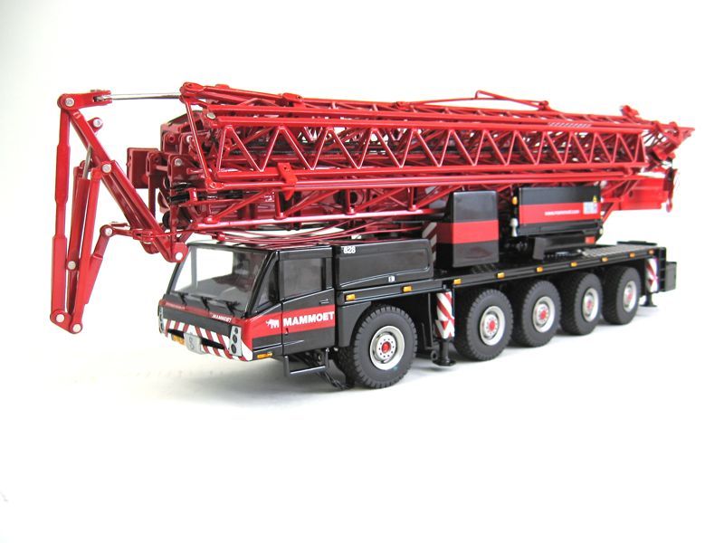 WSI M410001 Spierings SK599-AT5 Mobile Crane – Mammoet Die-cast 1/50 MIB