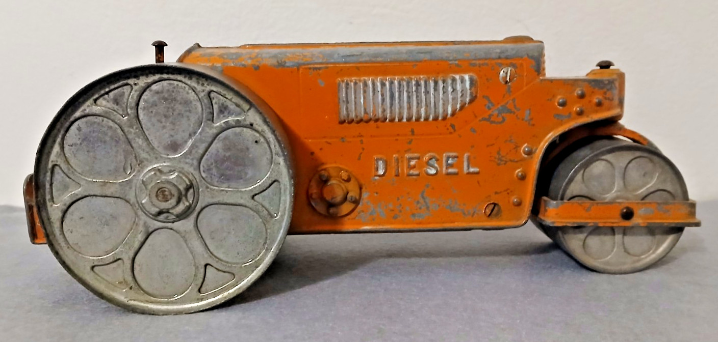 HUBLEY Diesel Steam Roller #480-Die-Cast Kiddie Toy