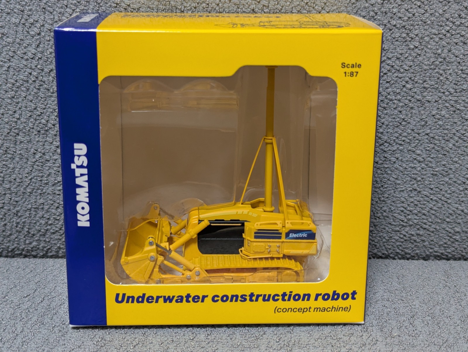 Komatsu Official Diecast Model 1:87 Underwater construction robot Japan