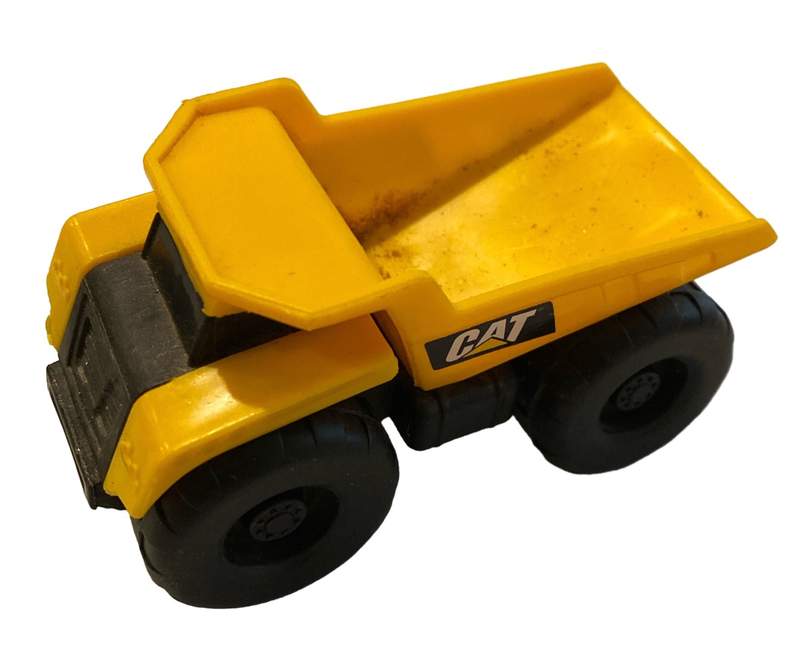Toy State CAT Caterpillar Yellow Plastic Dump Truck Construction Vehicle Funfise
