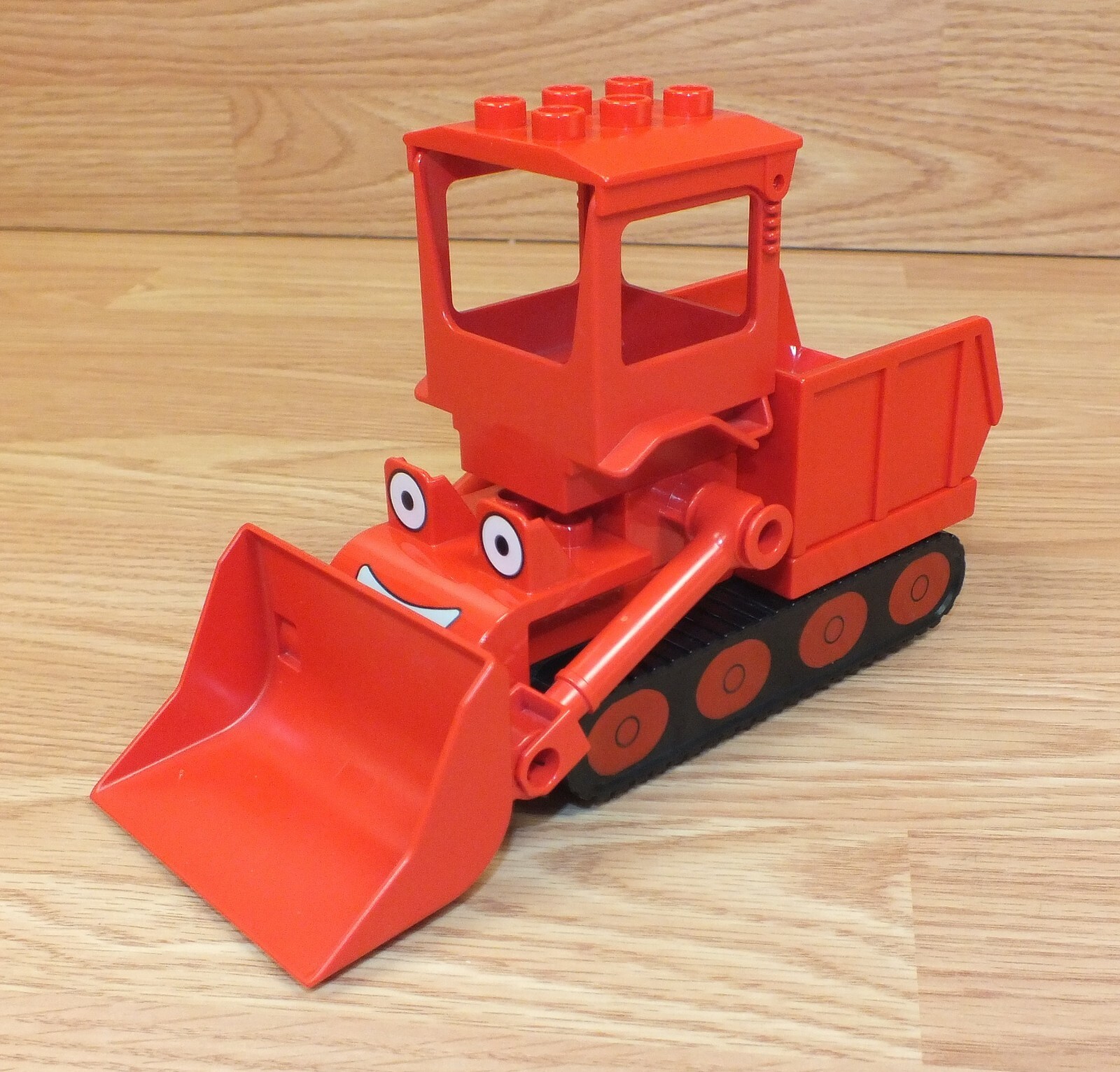 Genuine Lego Group Brick Red & Black Muck Can Do it Bulldozer 6 Piece **READ**
