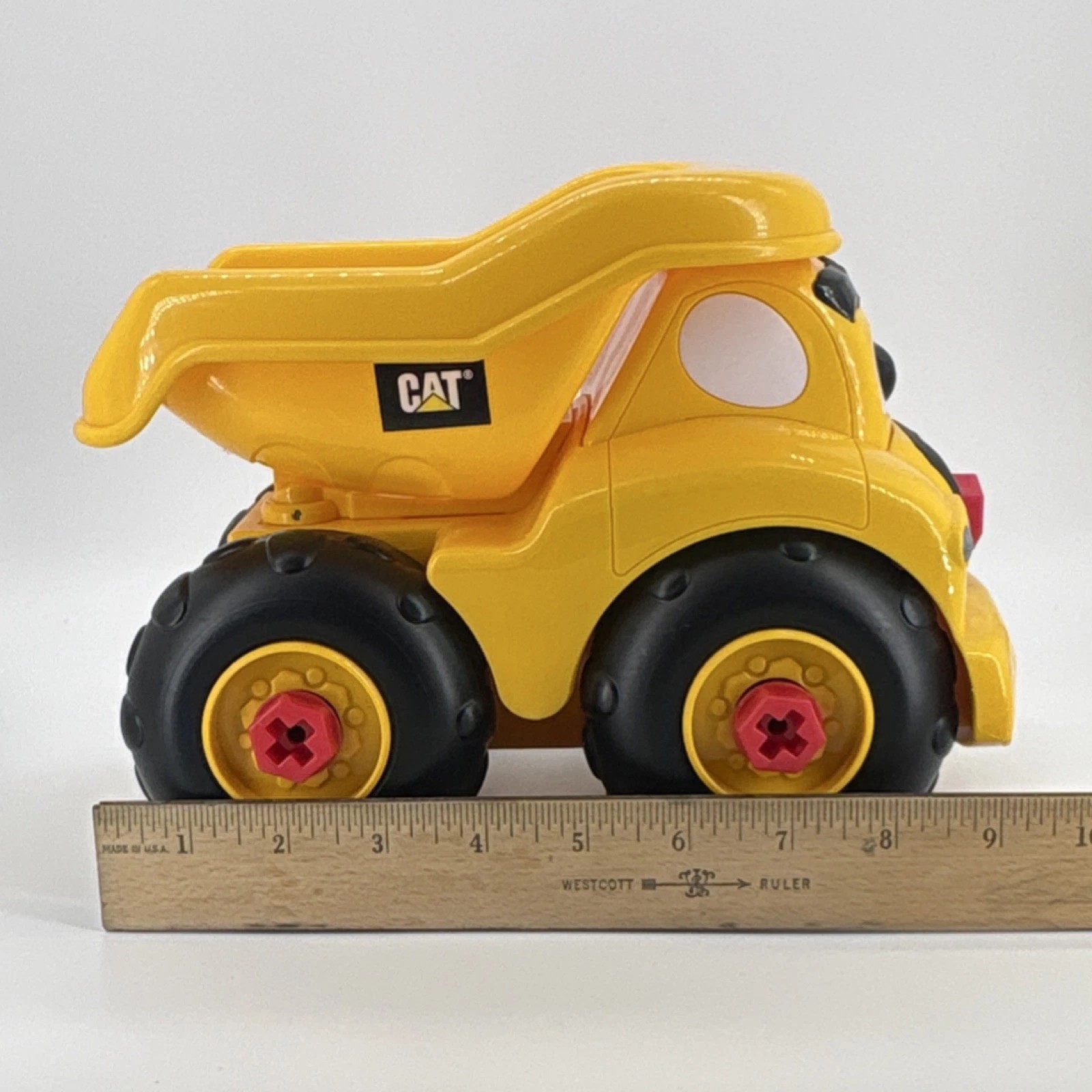 CAT Toy State Take Apart Construction Toy Lot Dump Truck Backhoe Loader Machine