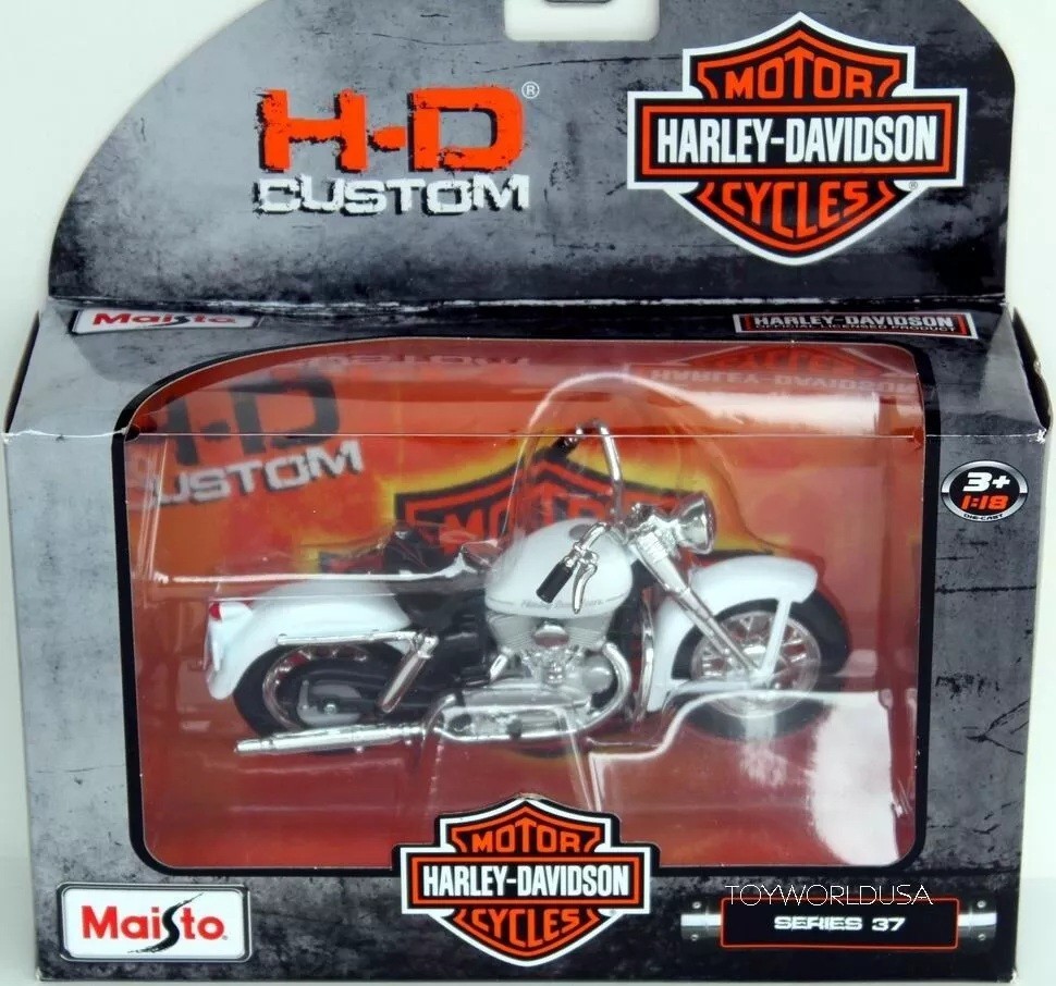 Maisto 1/18 HARLEY-DAVIDSON Motorcycles 1952- K Model #3136037📌USA