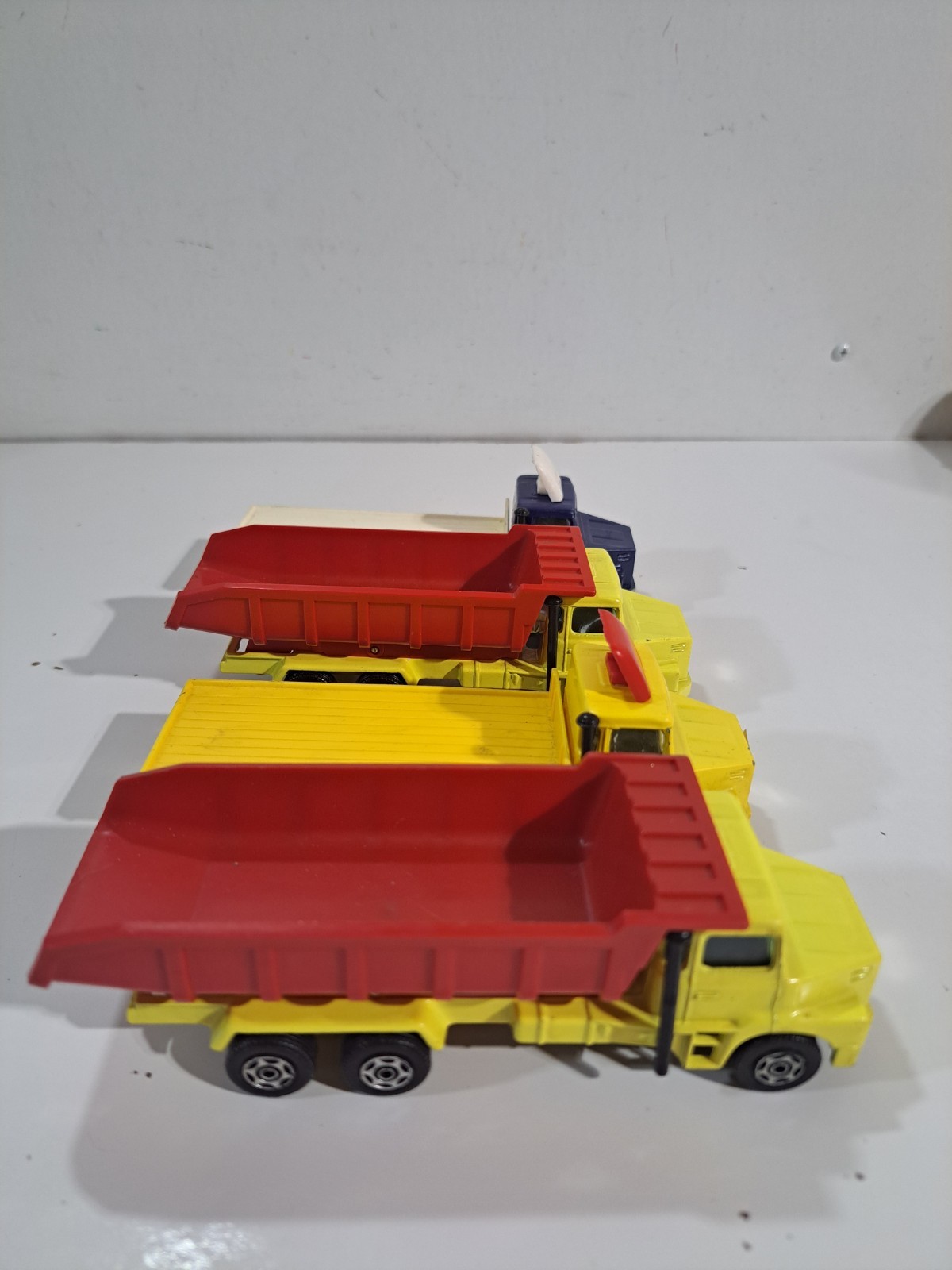 4 Corgi Minor Die Cast Scania LT145 Trucks (Dump Trucks Flat Beds)