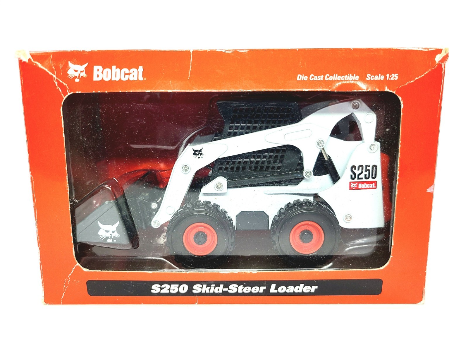 Bobcat S250 Skid-Steer Loader – Wan Ho 1:25 Scale Diecast Model #6988126 New