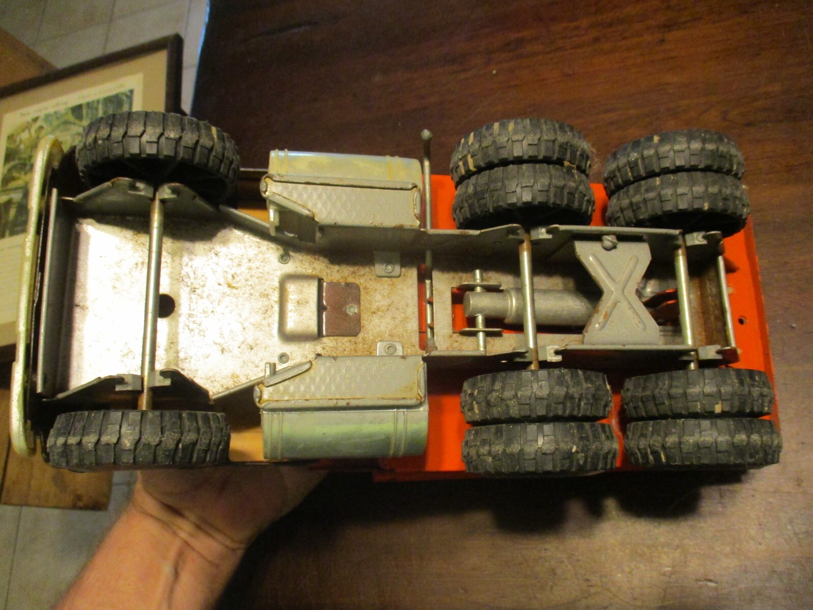 Vintage ERTL Transtar Automatic Dump Truck Hydraulic Lift International Truck