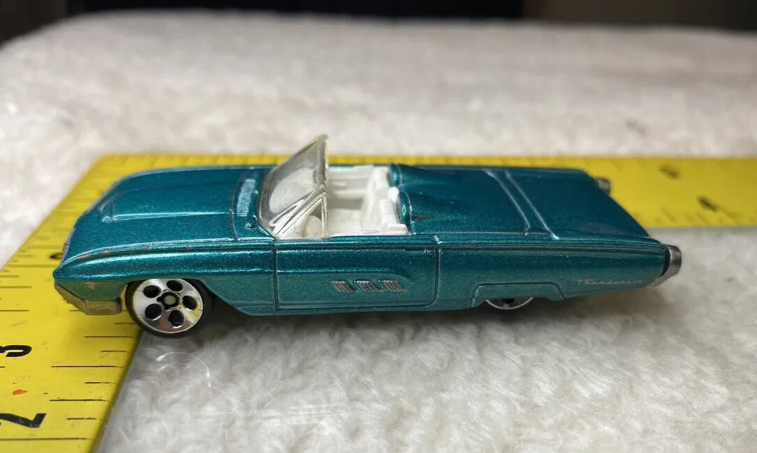 HOT WHEELS  1963 Ford Thunderbird Convertible « Teal » Beauty