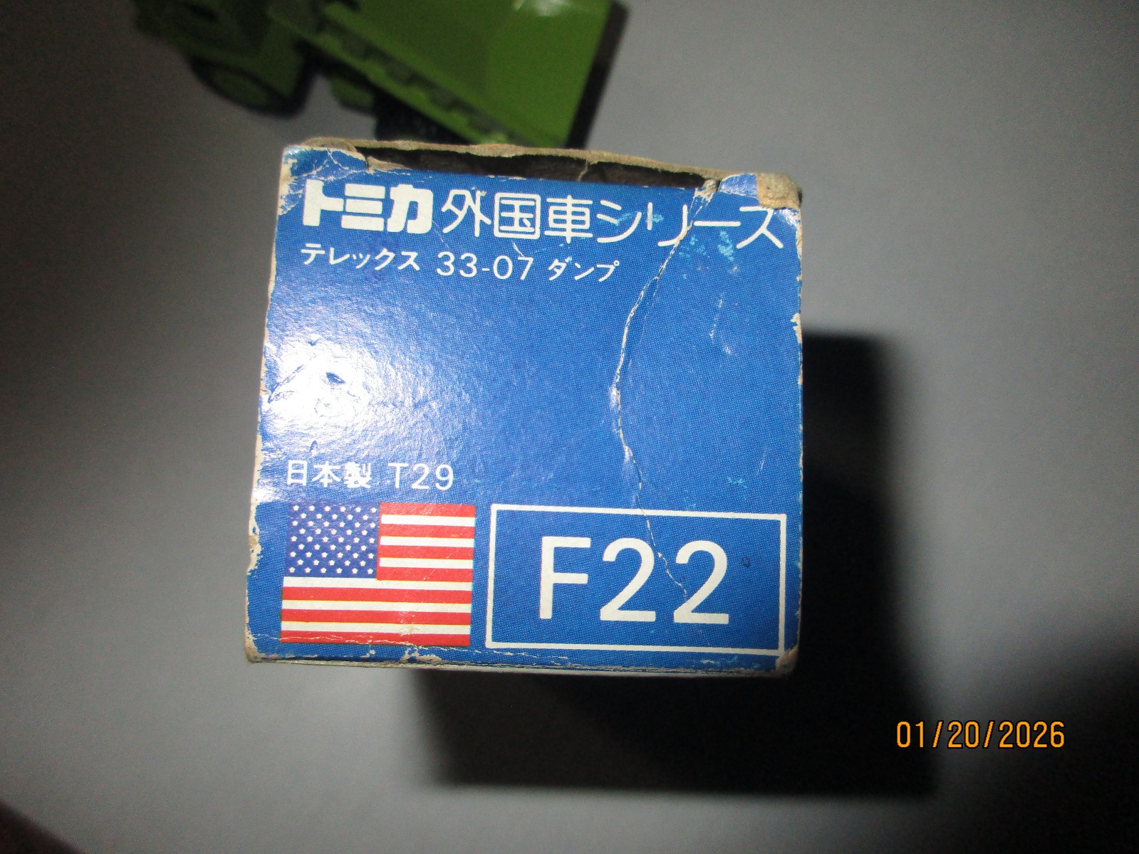 Tomica Blue Box F22 Terex 33-07 Dump Truck