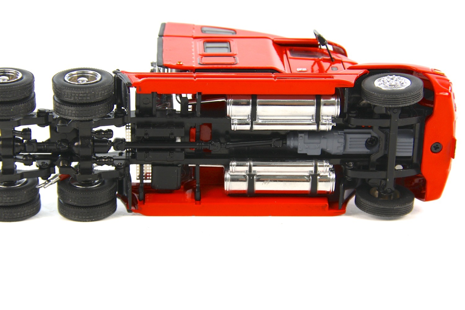 Freightliner Century Tractor w/ East Flat Bed Trailer « RED » 1/50 Sword #SW2062R