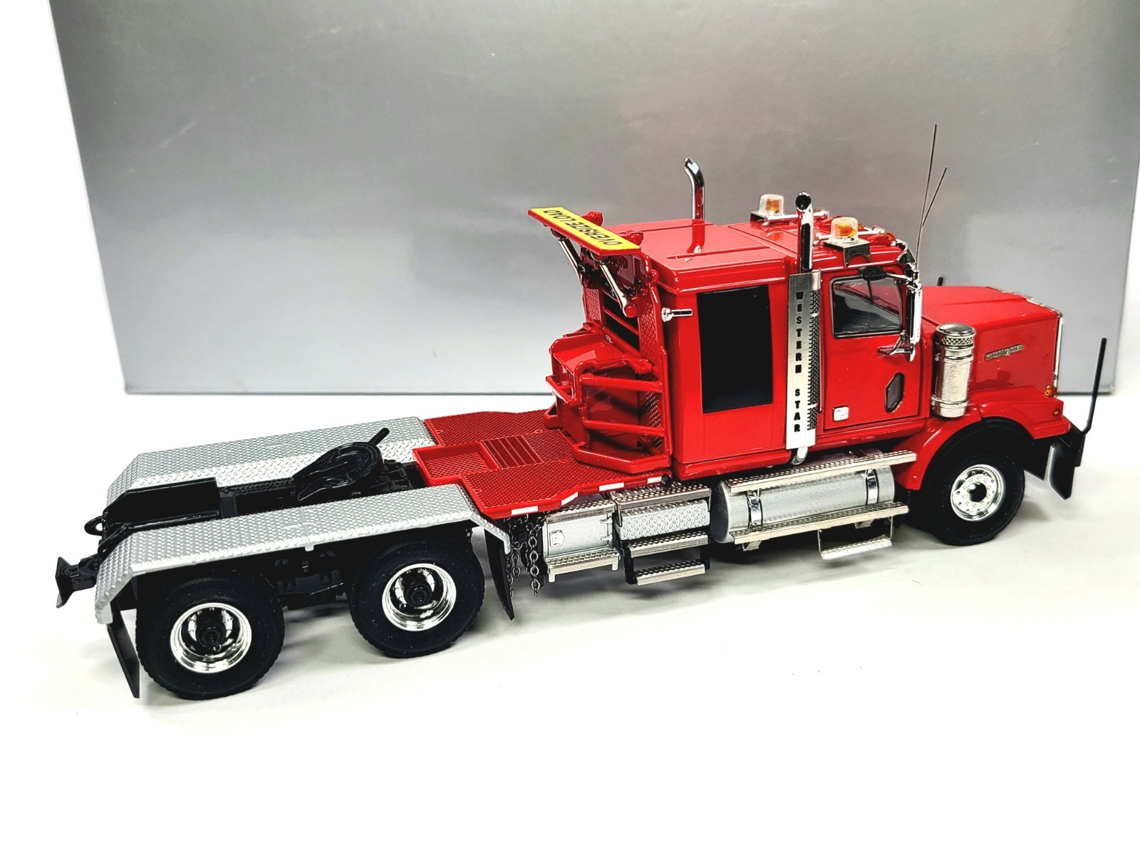 Western Star 4964 SX-1 6×4 Truck Ballast Box – Red – WSI 1:50 Scale #34-2003
