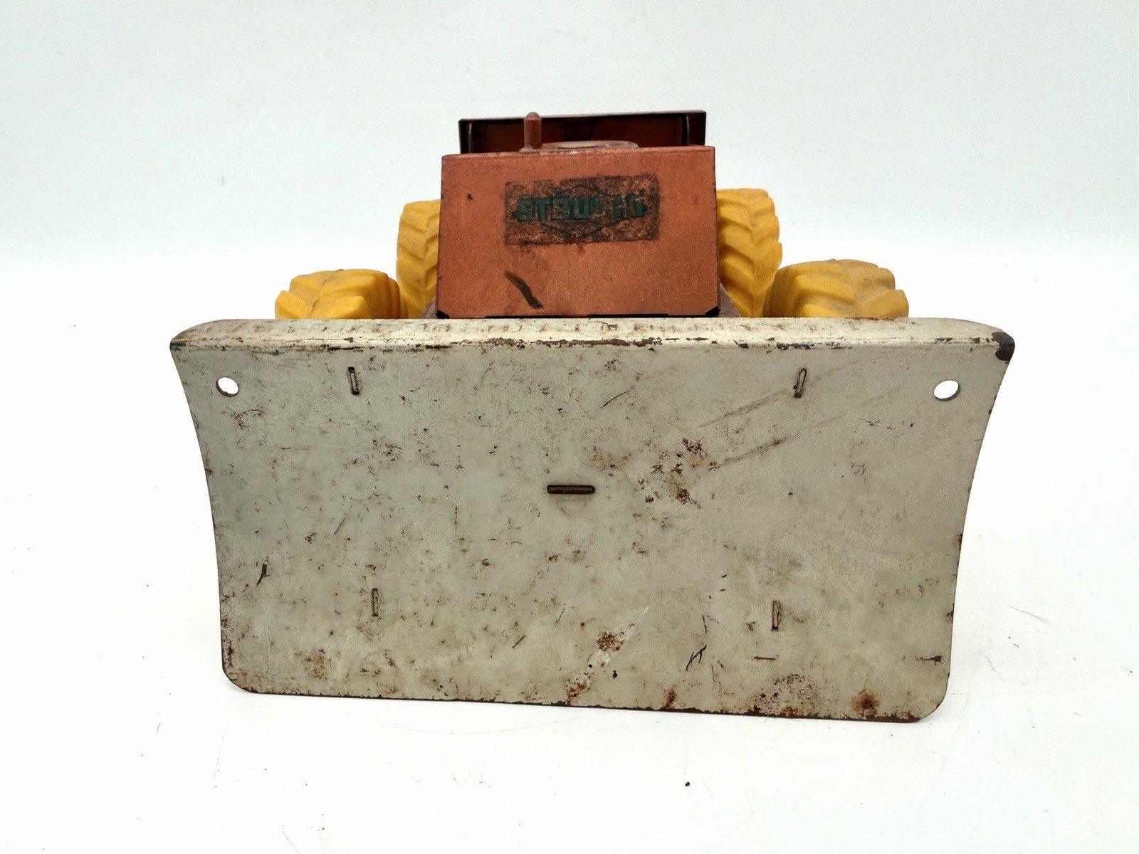 Vintage Structo Pressed Steel Tractor Scraper Dozer Working Steering Toy