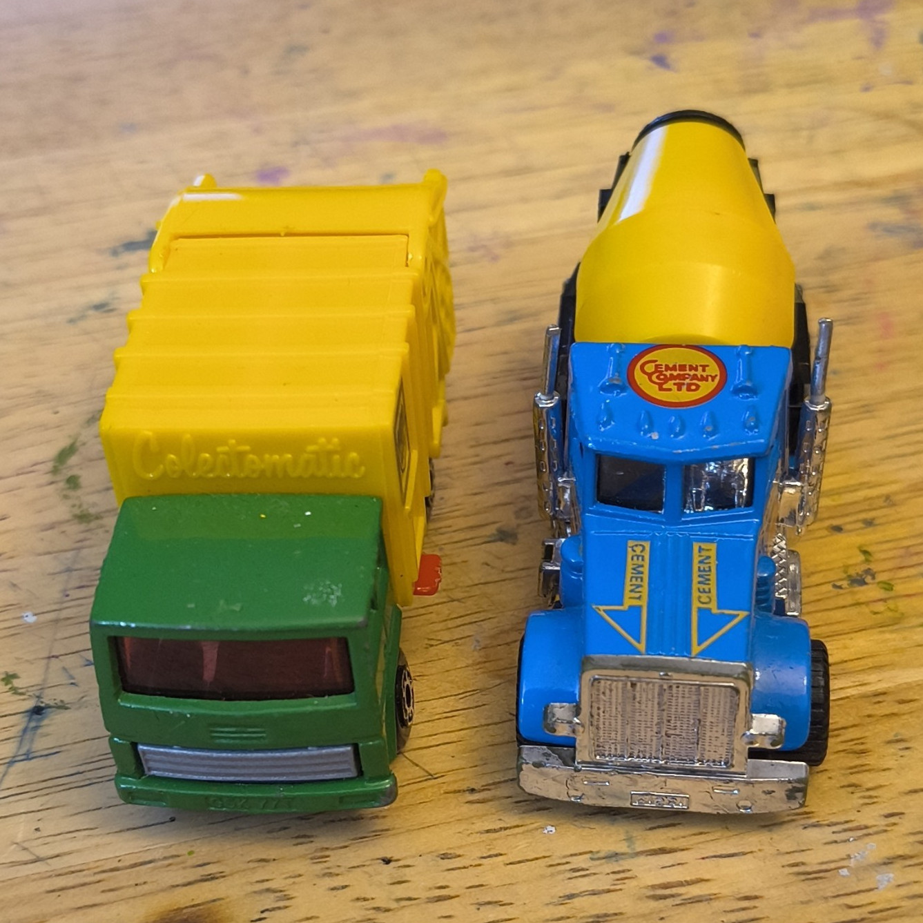 Matchbox Superfast Series Peterbilt Cement Mixer & Garbage Truck Diecast 1979