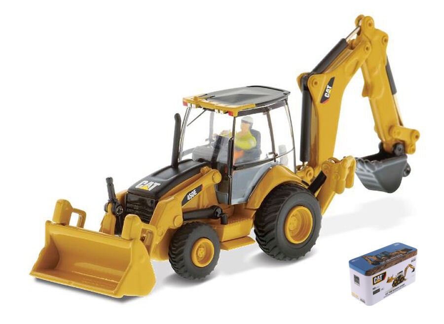 Diecast Master CAT 450E BACKHOE 1:87 Model Making Industrial Medium Action Figure