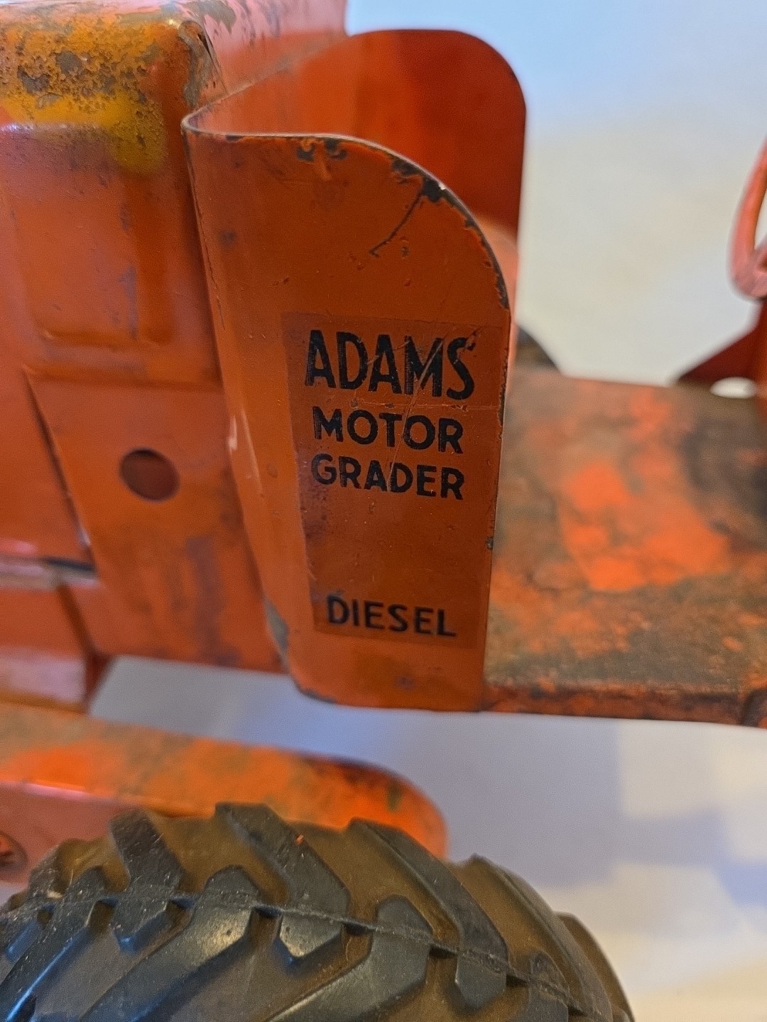 Doepke Model Toys Adams Road Grader Diesel Motor Steel 1950&rsquo;s Vintage Fair Cond