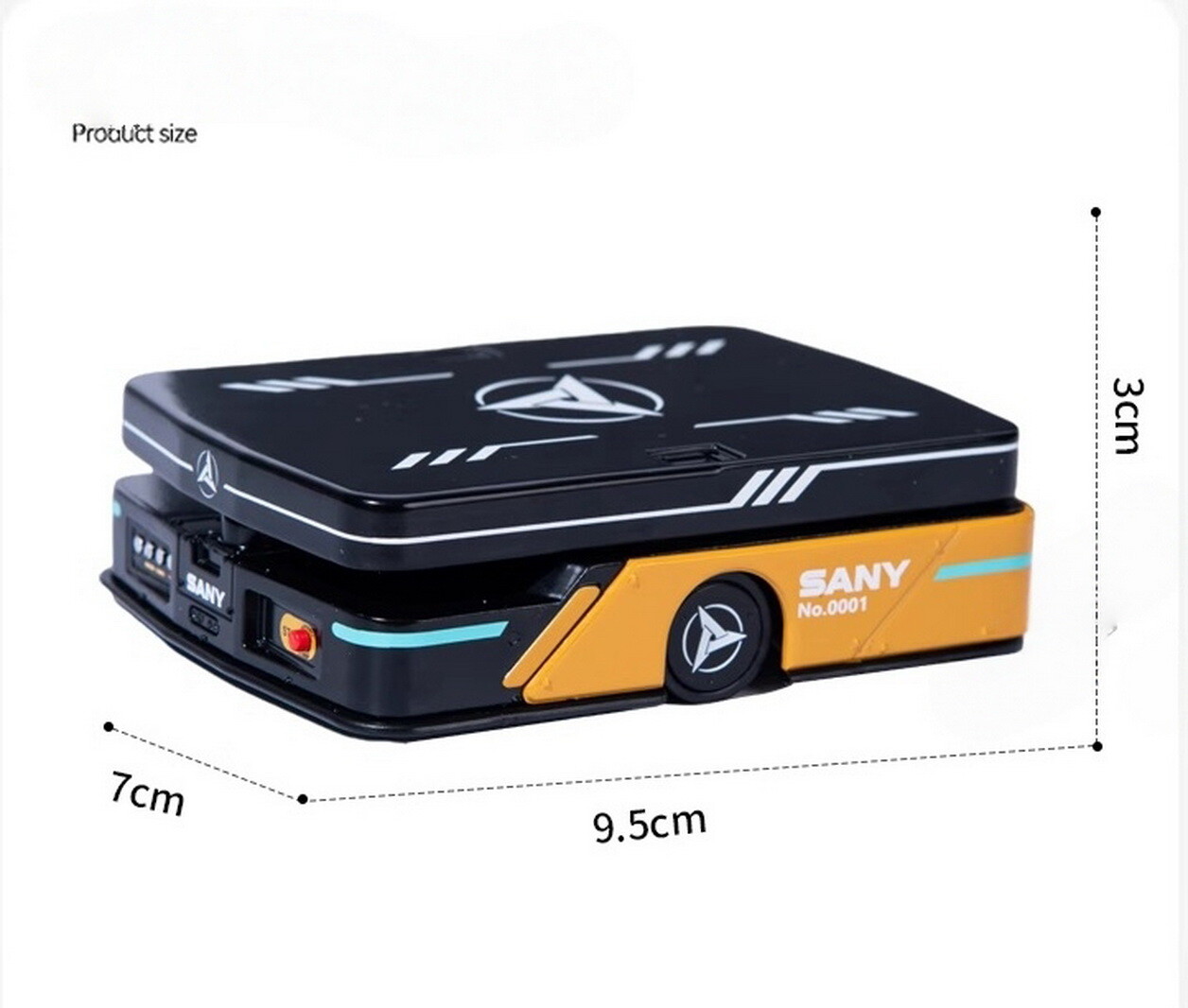 1/12 Scale SANY 1T Automated Guided Vehicle Diecast Model Collection Toy Gift