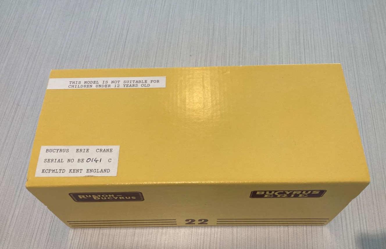 Ruston Bucyrus Erie 22B Crane (1950-1962) No. K5004/1 New in Box