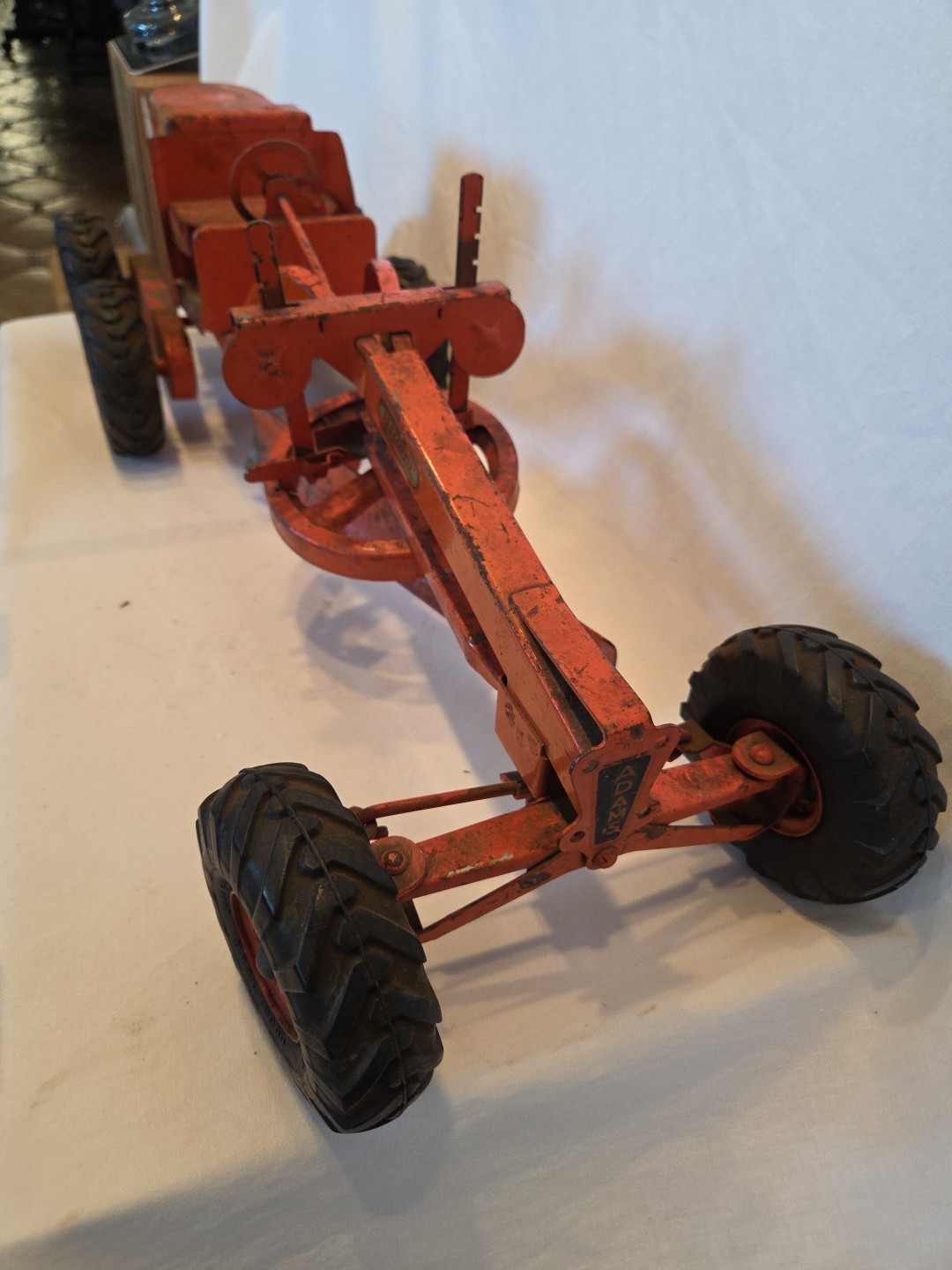 Doepke Model Toys Adams Road Grader Diesel Motor Steel 1950&rsquo;s Vintage Fair Cond