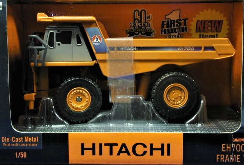 Ertl 15712 Hitachi EH700 Rigid Frame Off-Road Dump Truck 1/50 Die-cast MIB