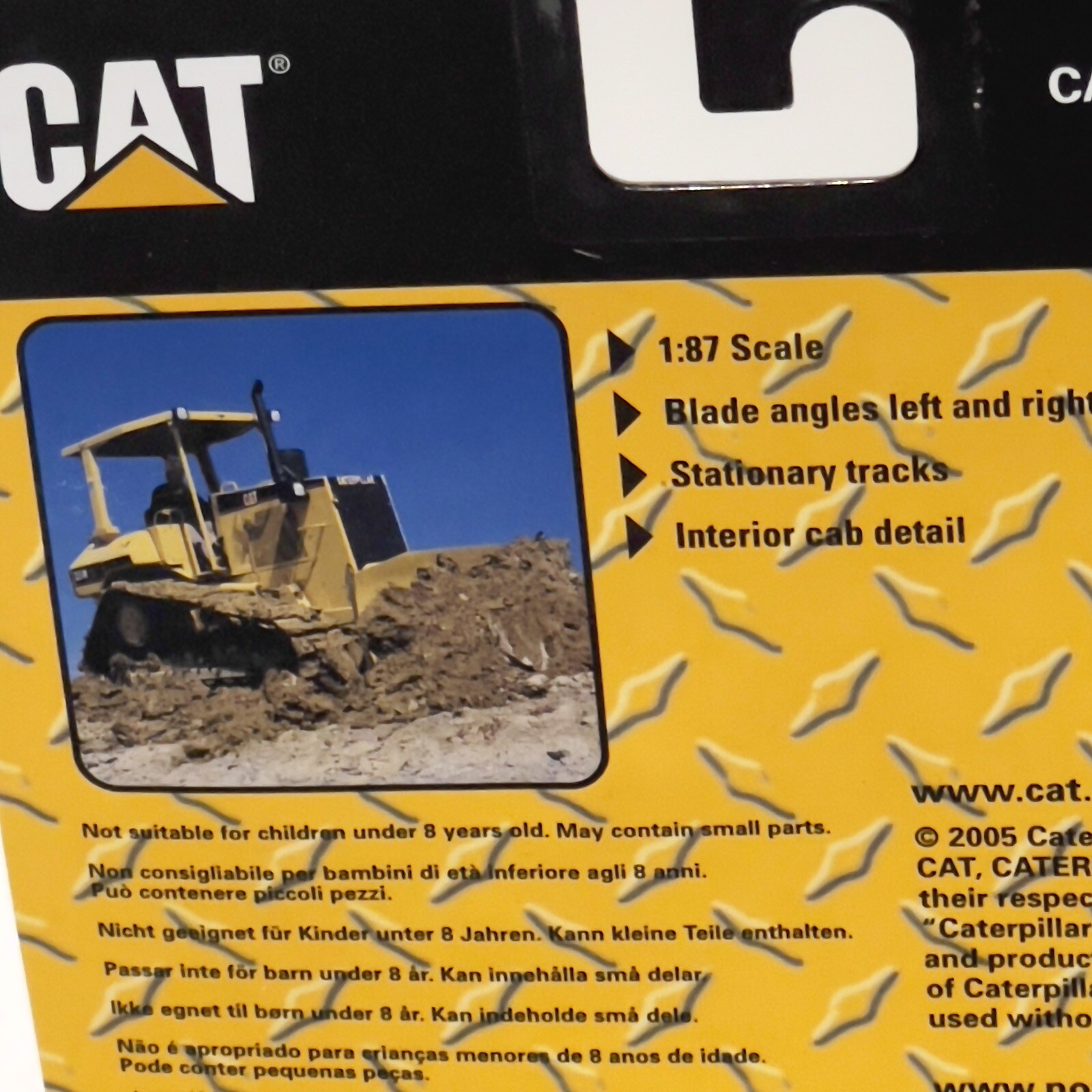 Diecast Norscot Die-Cast 1/87 HO Scale CAT D5M Track-Type Tractor 55401 NEW RARE