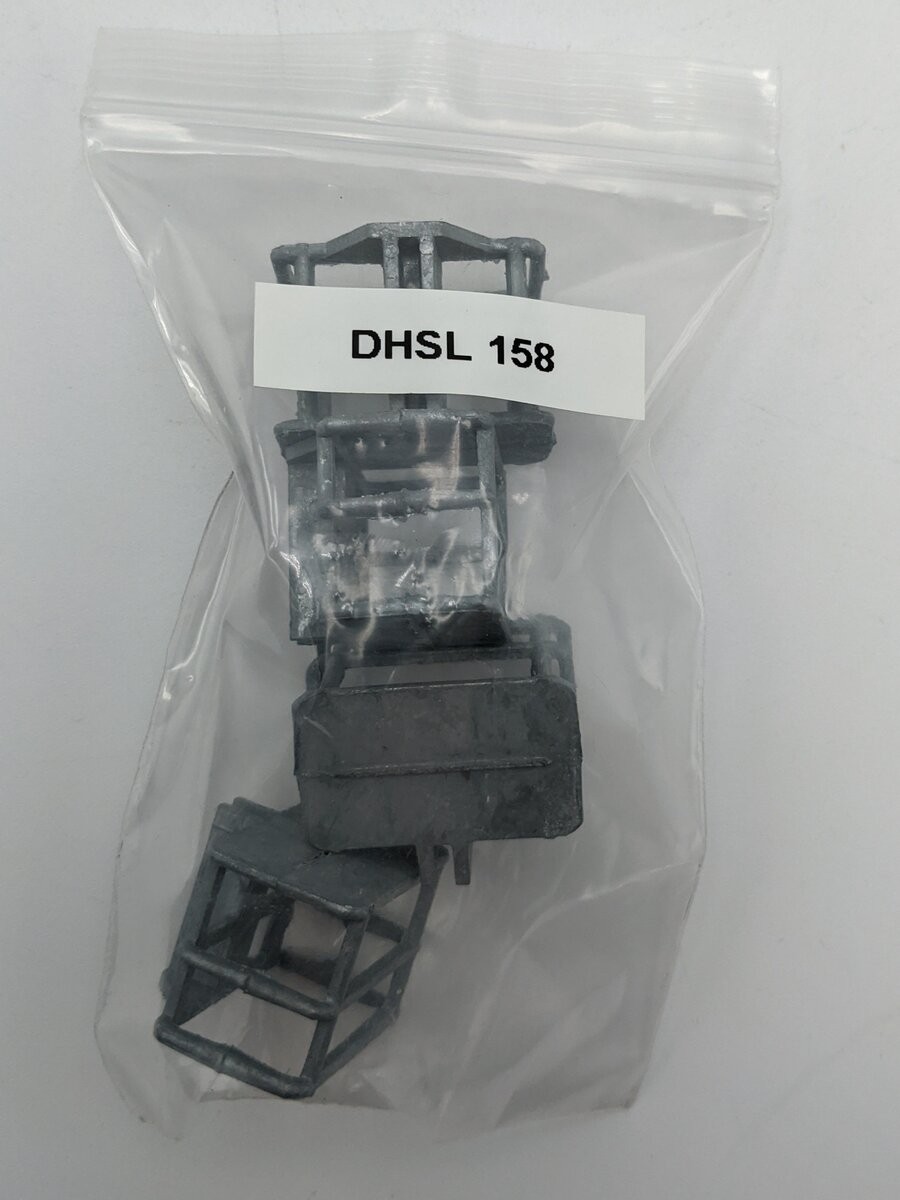 DHS DHSL158 HO Die-Cast Man Bucket Tote Unfinished (4-Pack)