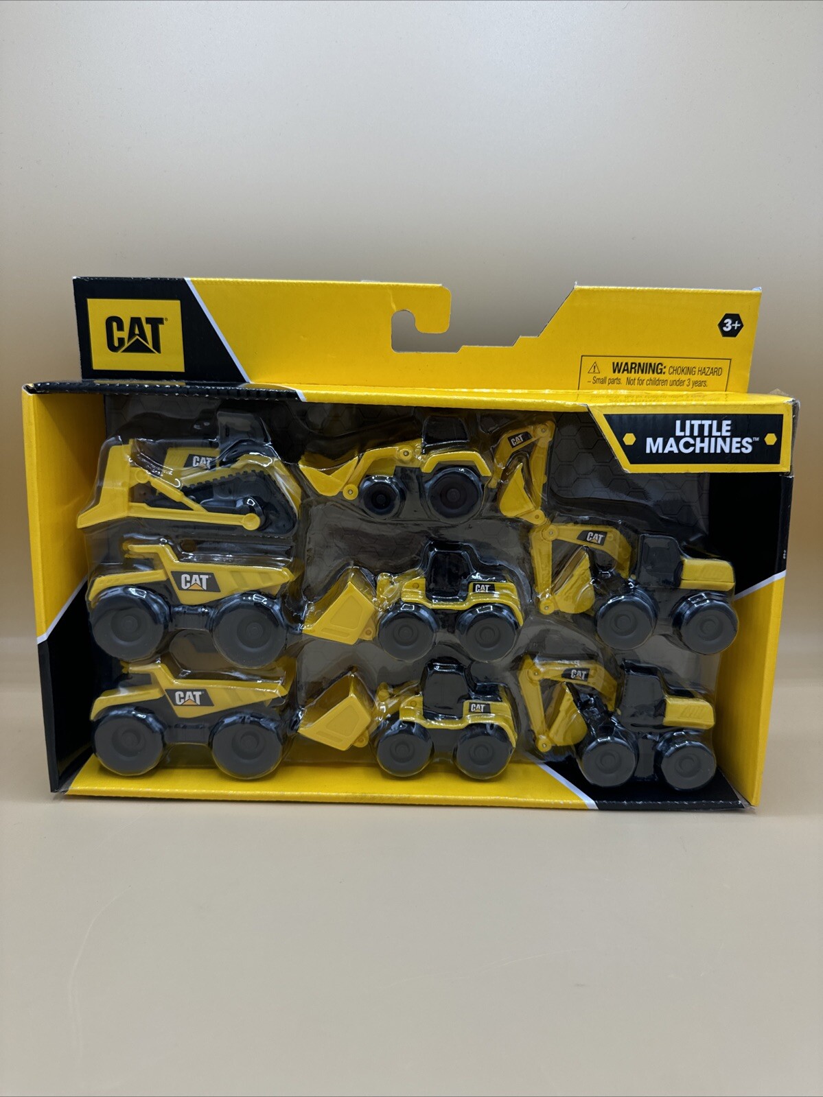CAT little machines 8Pk Toy set Road Roller Excavator Cement mixer Dump truck