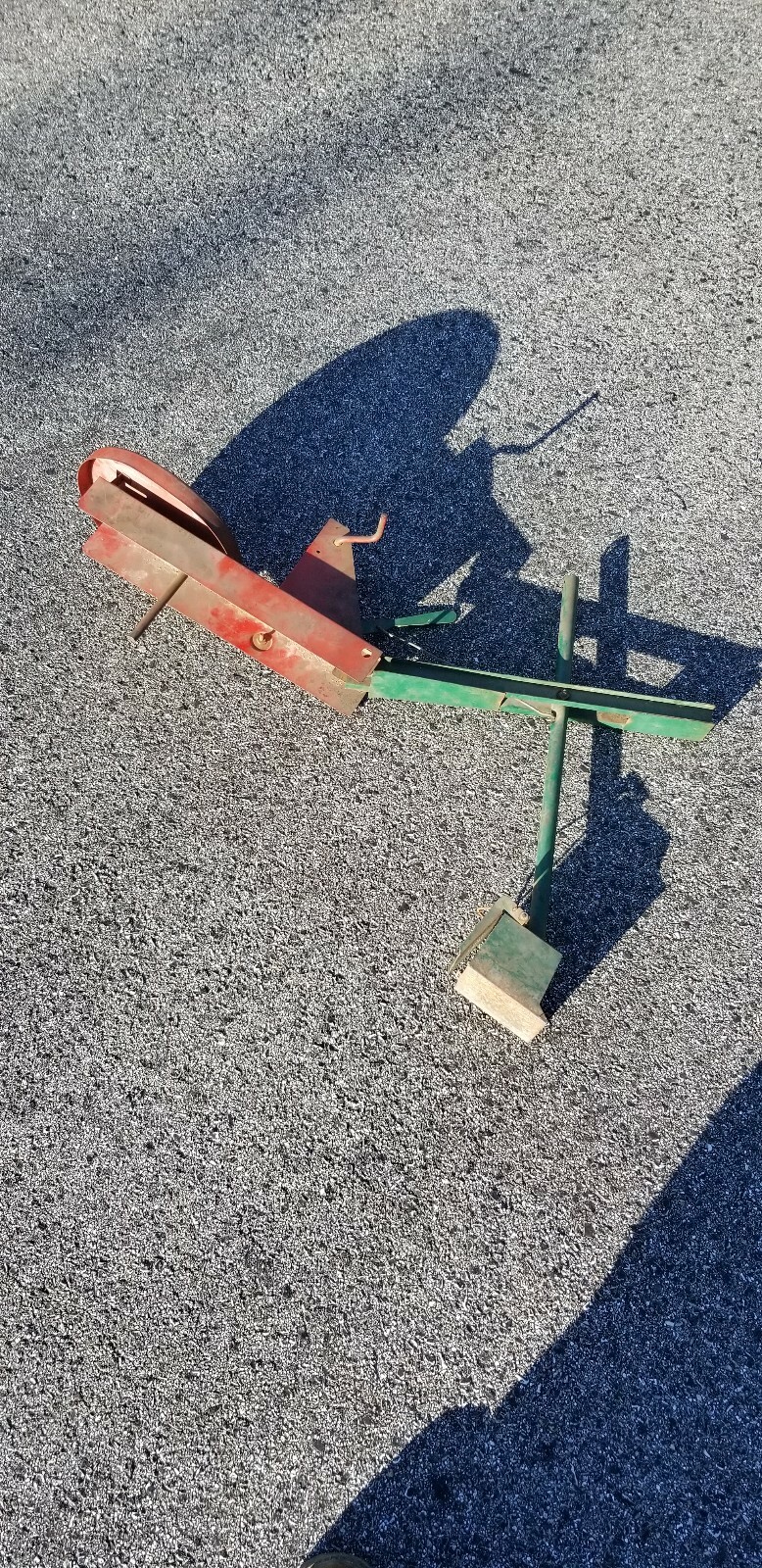 1940&rsquo;s Tru-Matic Sand Digger Shovel Ride On Toy metal vintage