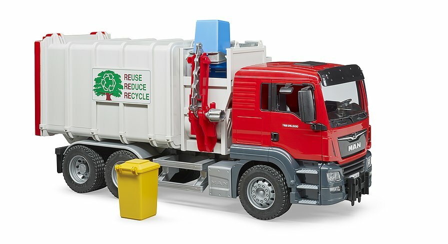 GARBAGE TRUCK MAN TGS Bruder Toy Car Model 1/16 1:16