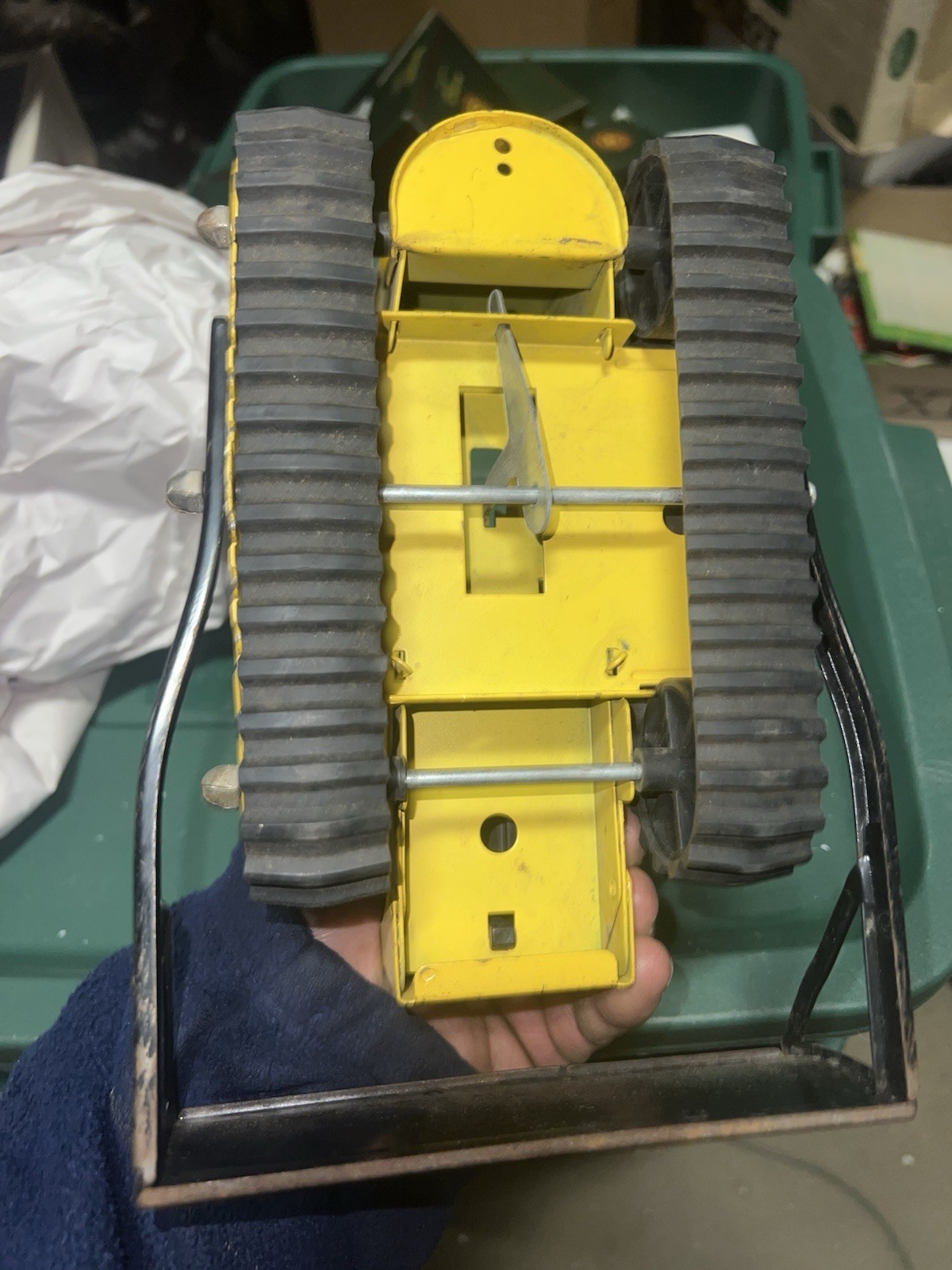 Vintage 1960’s no 300 Yellow Tonka Bulldozer original toy w play wear AS IS