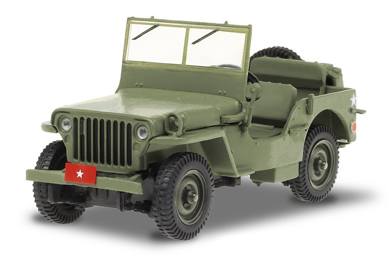 Greenlight 86593 Army Brigadier General – 1942 Willys MB Jeep – MASH 1/43 MIB