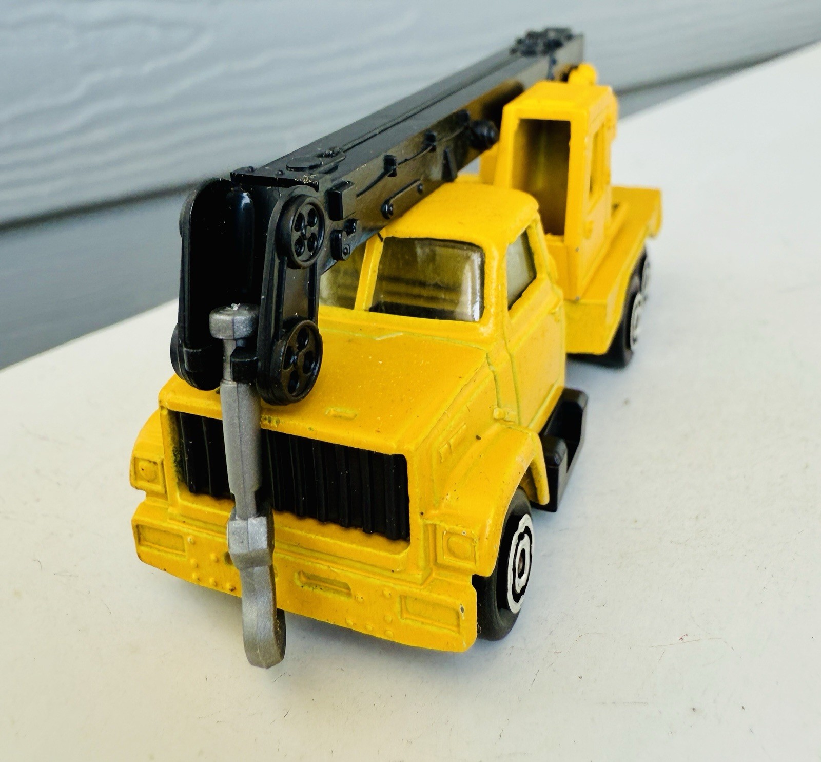 1980s MAJORETTE CONSTRUCTION TRUCK CRANE BOOM 1:100 283 251 DIE CAST SERIES 200