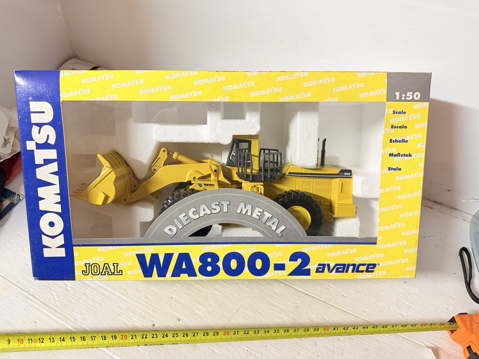 Joal Komatsu WA-800-2 Advance Wheel Loader 1:50 New!!