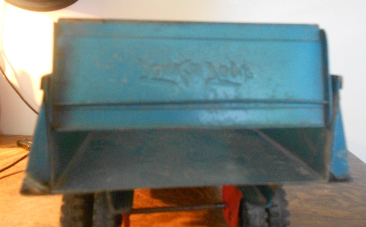 Vintage 1960 »s Tonka Pressed Steel Dump Truck Red And Blue