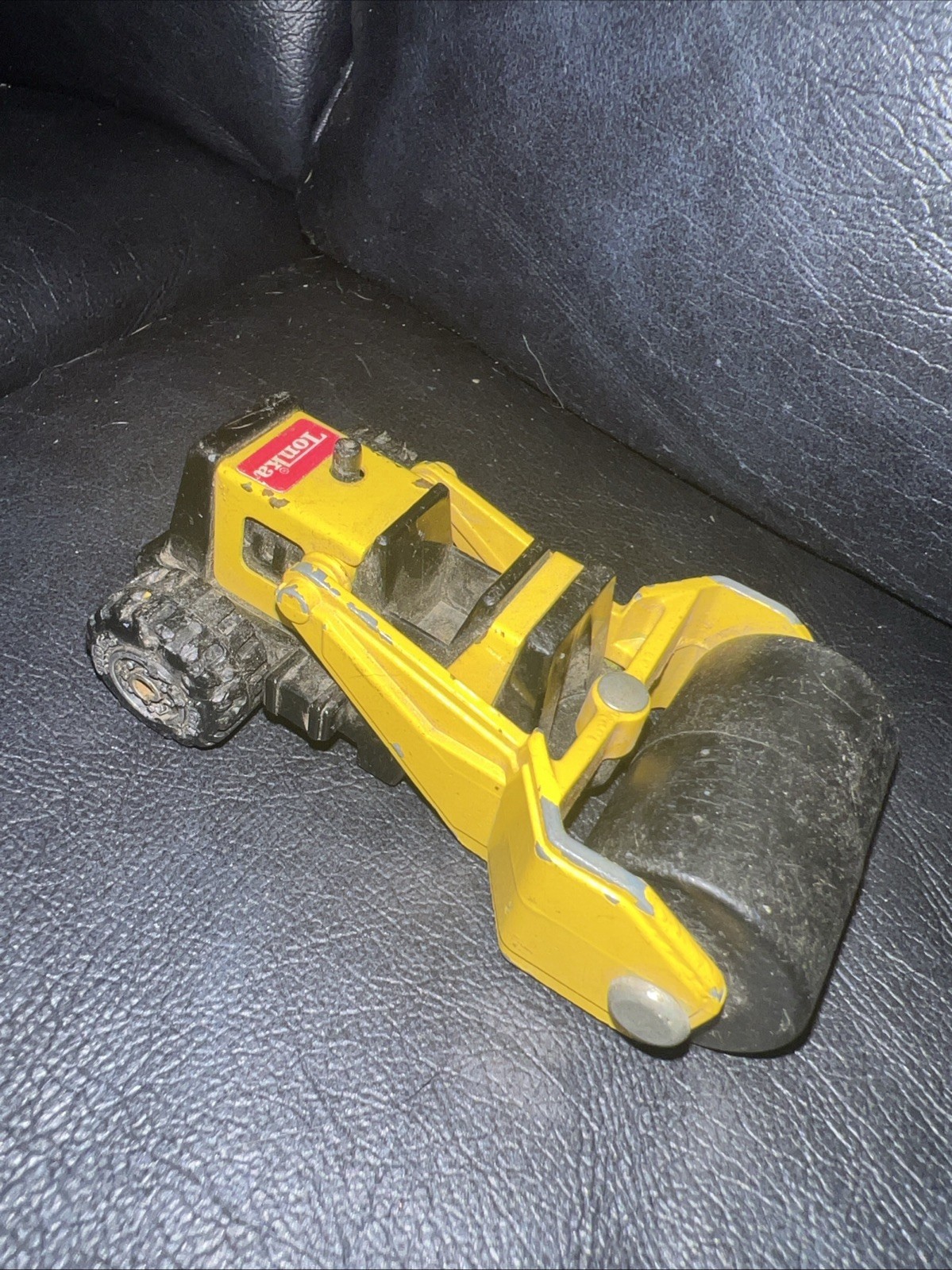 Vintage Diecast Tonka Pavement Roller 1:64 Construction Toy Made In USA RARE
