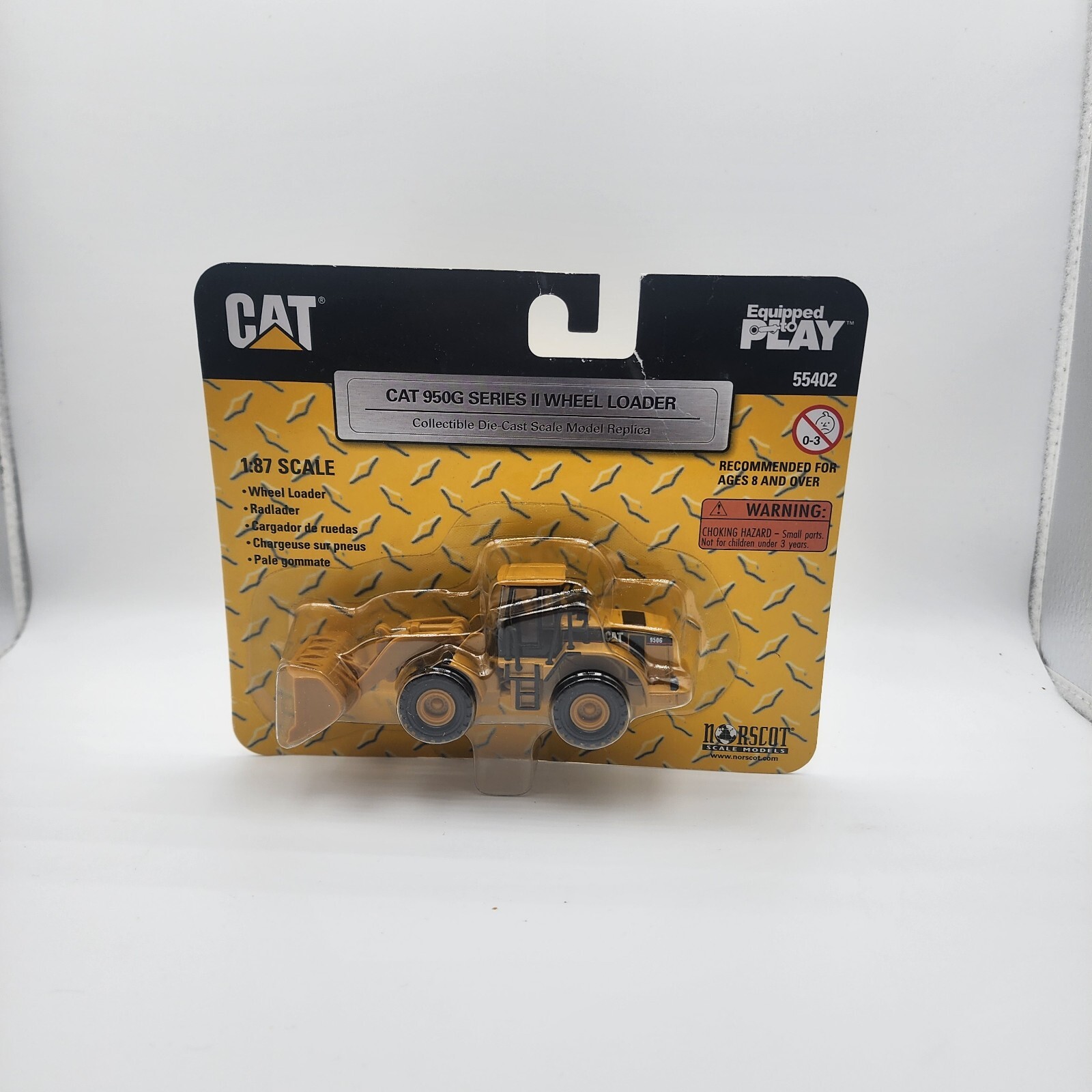 Norscot CAT 950G Series II Wheel Loader 1:87 Scale Diecast Replica 55402 New