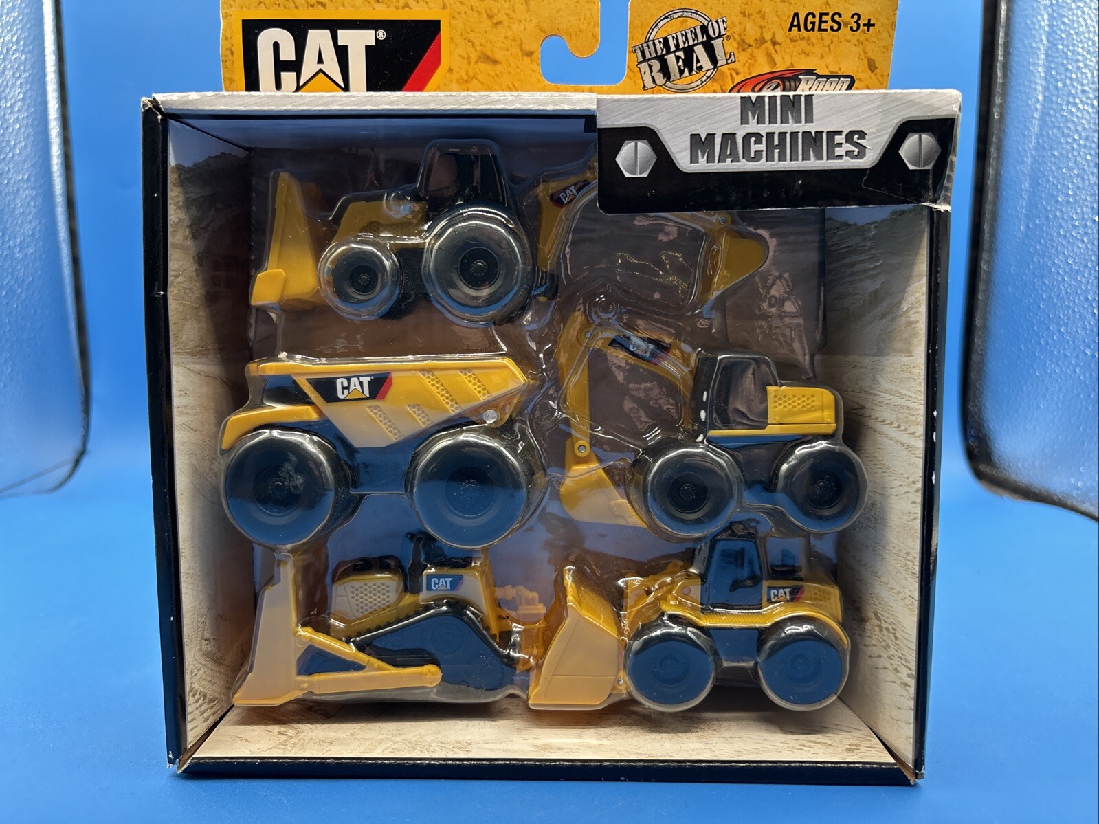 New In Box CAT Mini Machines Toy Set – Pack of 4