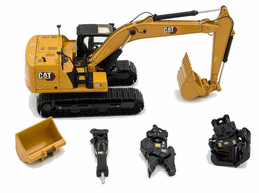 Cat 323 Hydraulic Excavator 1:50 Model Diecast Masters