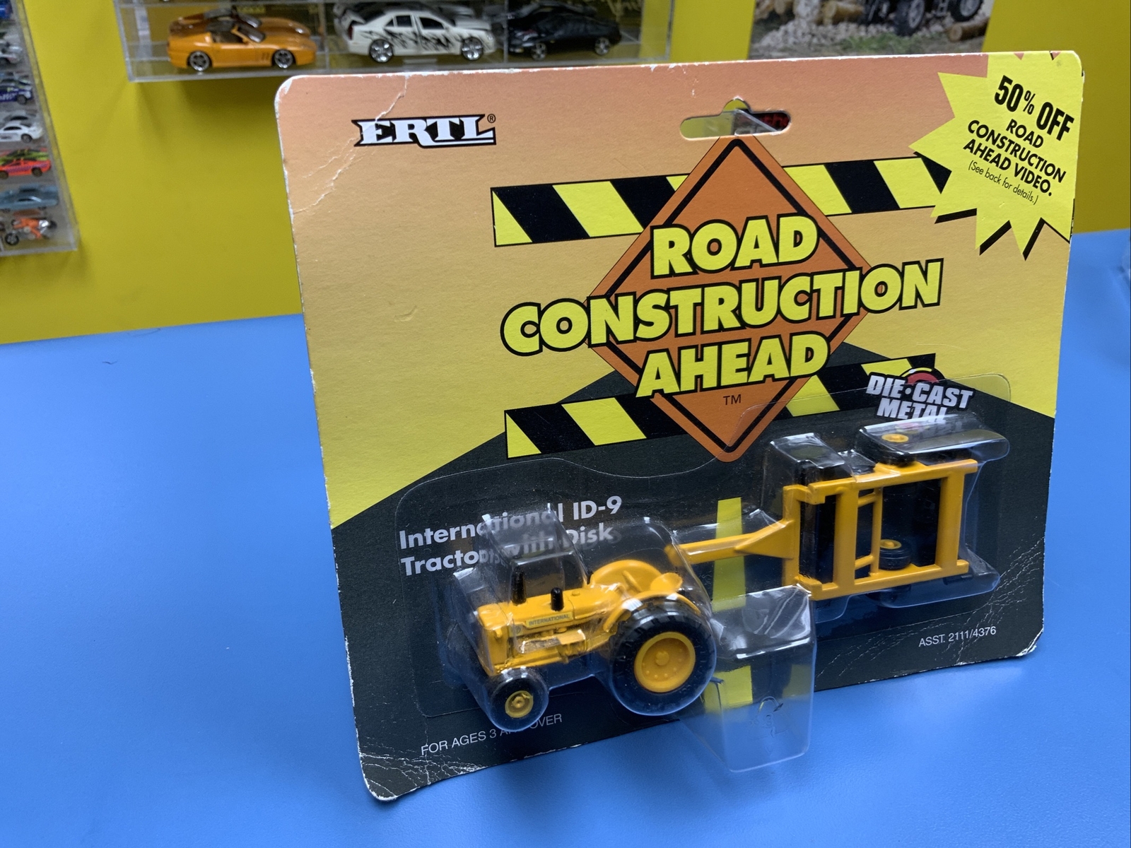 ERTL INTERNATIONAL ID-9 TRACTOR WITH DISK “NEW”