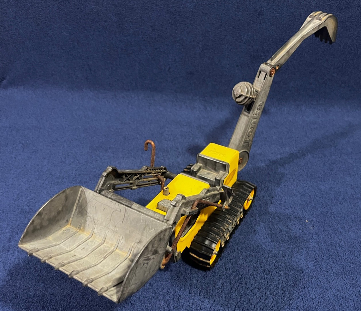 Vintage Tonka Trencher Excavator Front End Loader Backhoe 1999