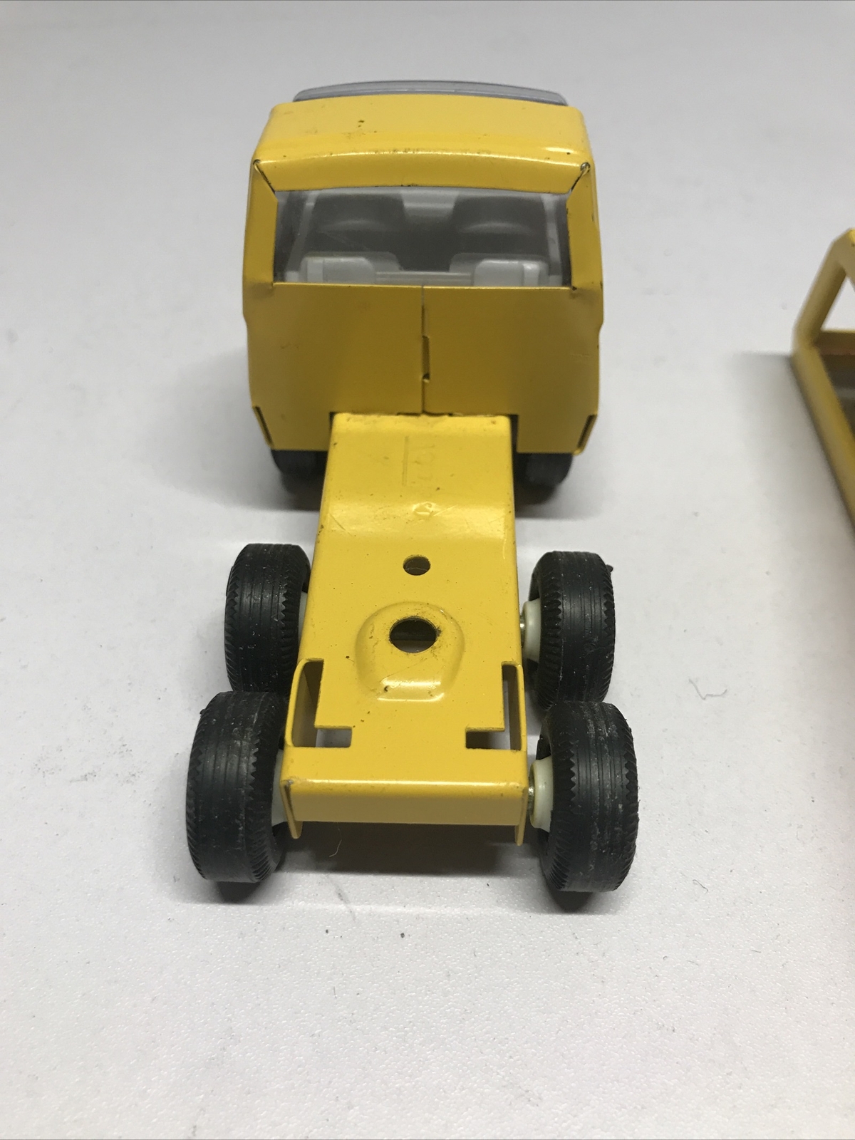 Vintage 1970’s Mini Tonka Car Hauler Semi Truck And Bulldozer EXCELLENT COND.