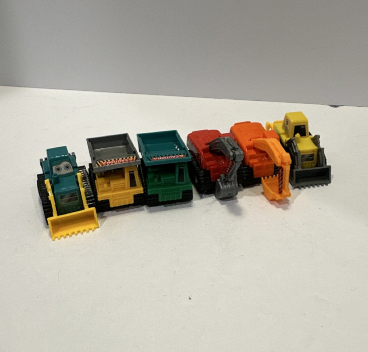 Lot of Mini Multicolor Construction Vehicle Toy Vehicles, Age 4-7, Boys & Girls