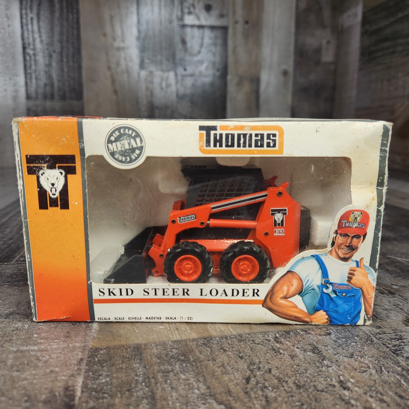 Joal THOMAS 133 Bobcat Skid Steer Loader 4.25&Prime; Diecast 1:32 Scale Model