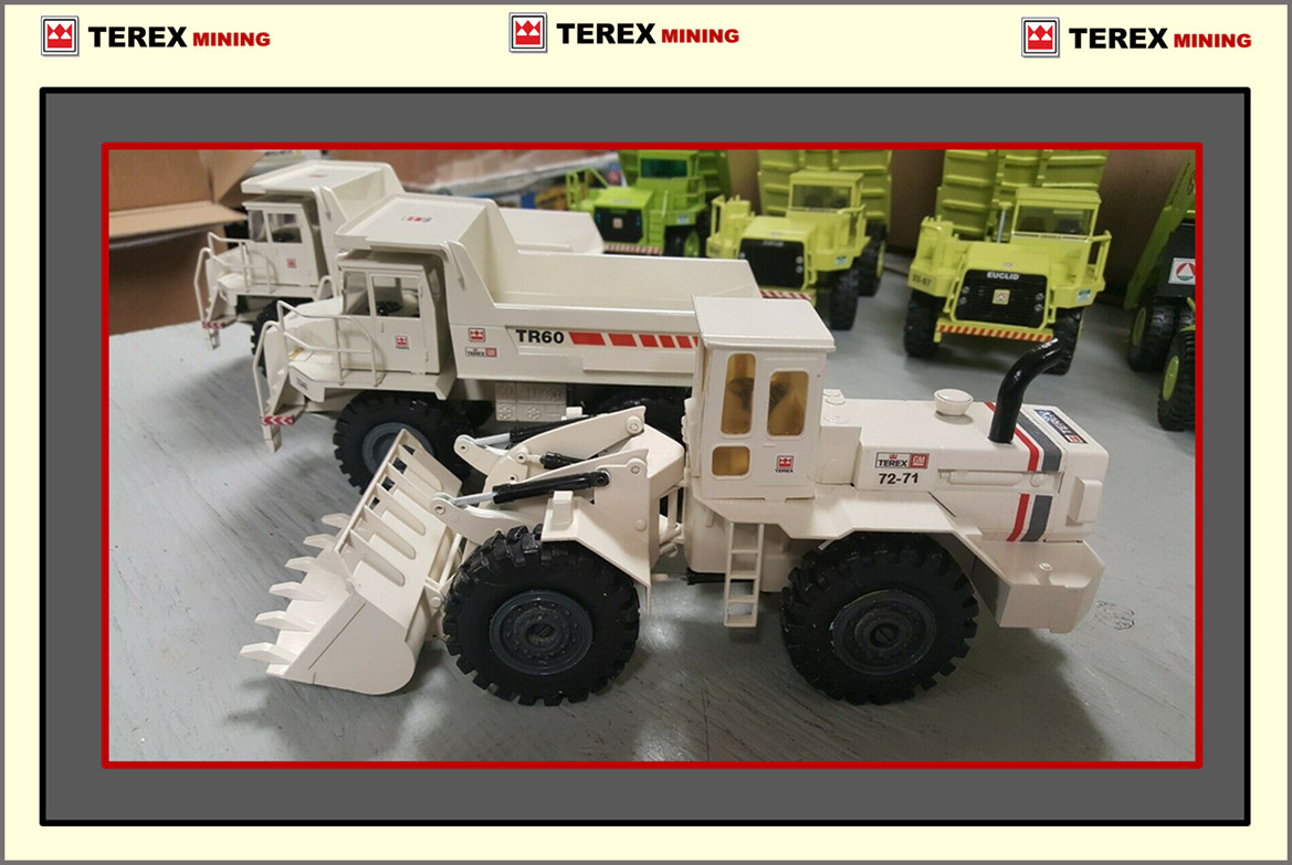 TEREX MINING 72-71 Gescha Loader + TR-60 HEAVY HAULER (2) – FREE SHIPPING !!!