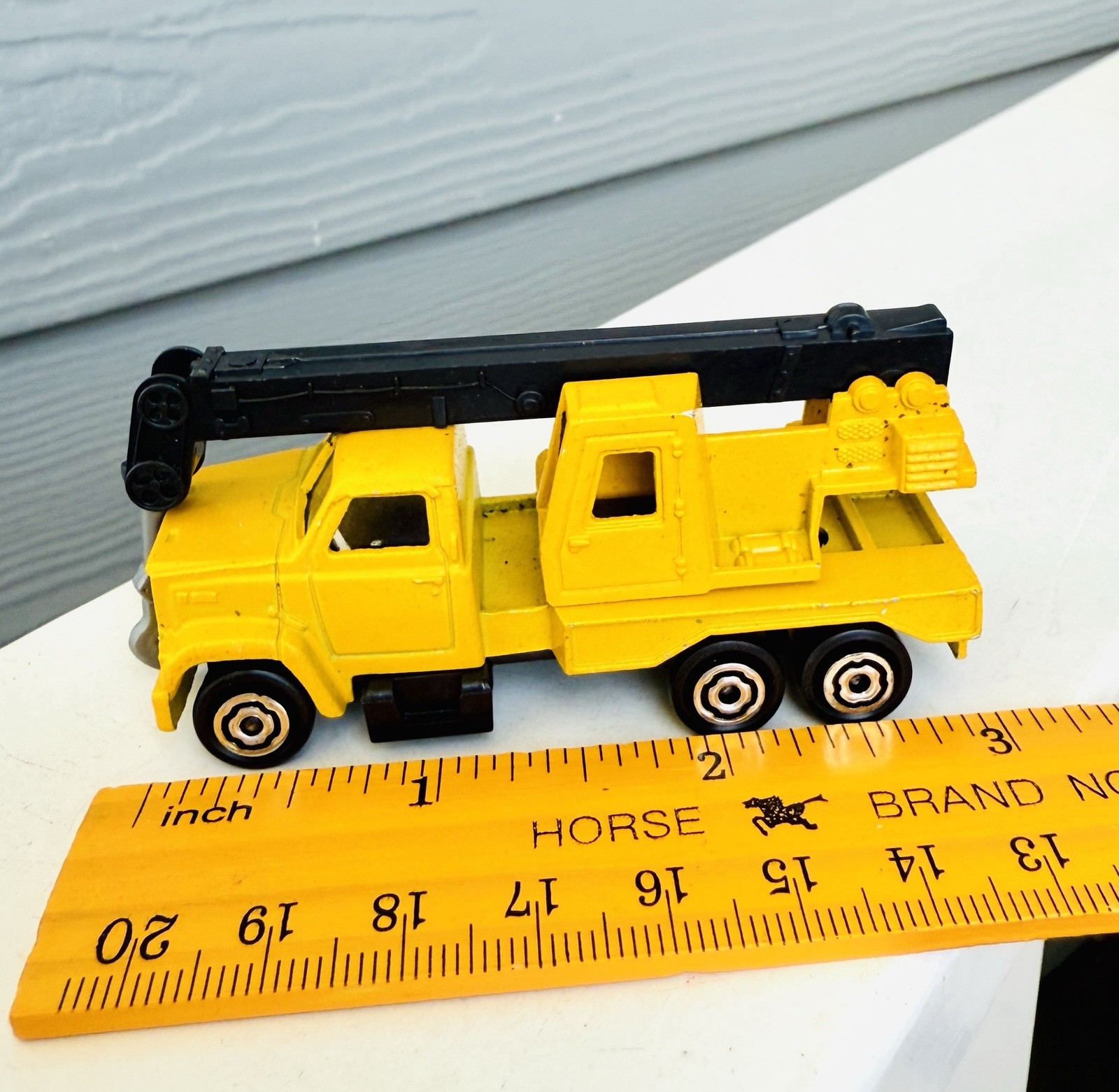 1980s MAJORETTE CONSTRUCTION TRUCK CRANE BOOM 1:100 283 251 DIE CAST SERIES 200