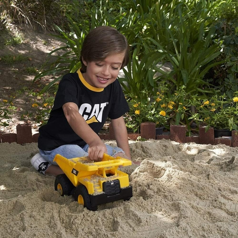 CAT Construction Toys, Construction Fleet 10&Prime; Dump Truck Toy – Heavy‑Duty Pla…