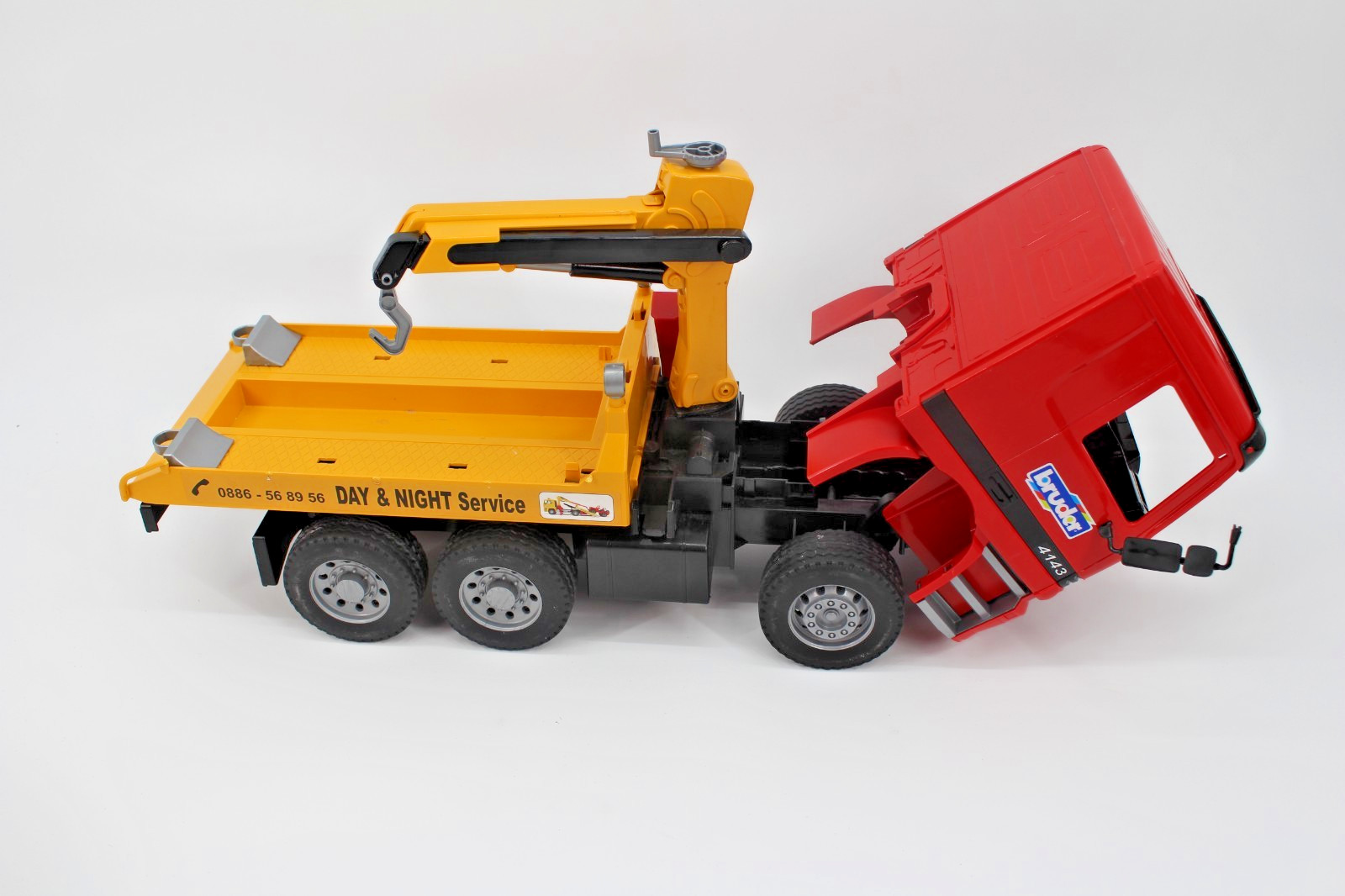 8 INCOMPLETE BRUDER Toy Trucks MAN Tow, Logging Truck, Dump, Garbage, Fire Truck