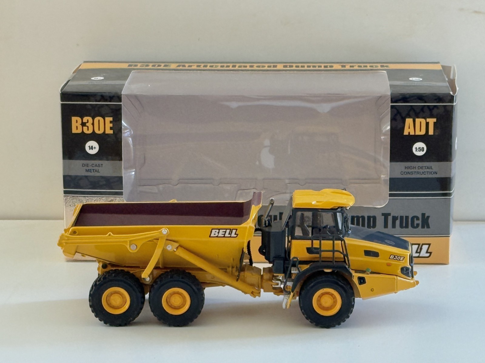 1/50 Scale Diecast Bell B30E Articulated Dump Truck