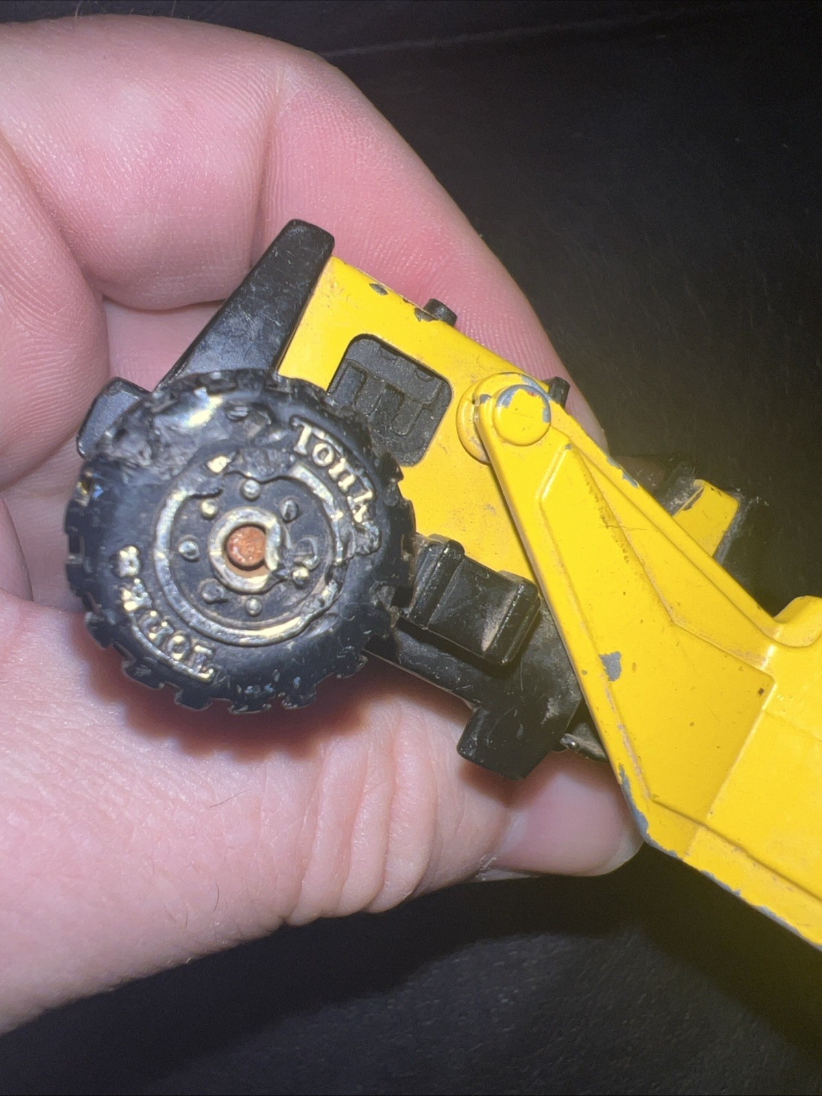 Vintage Diecast Tonka Pavement Roller 1:64 Construction Toy Made In USA RARE